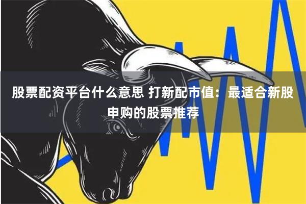 股票配资平台什么意思 打新配市值：最适合新股申购的股票推荐